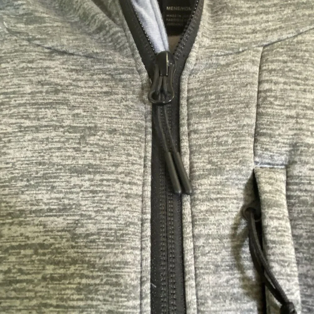 The North Face Mens Canyonlands  Zip hooded Fleece Jacket Grey Heather Large L